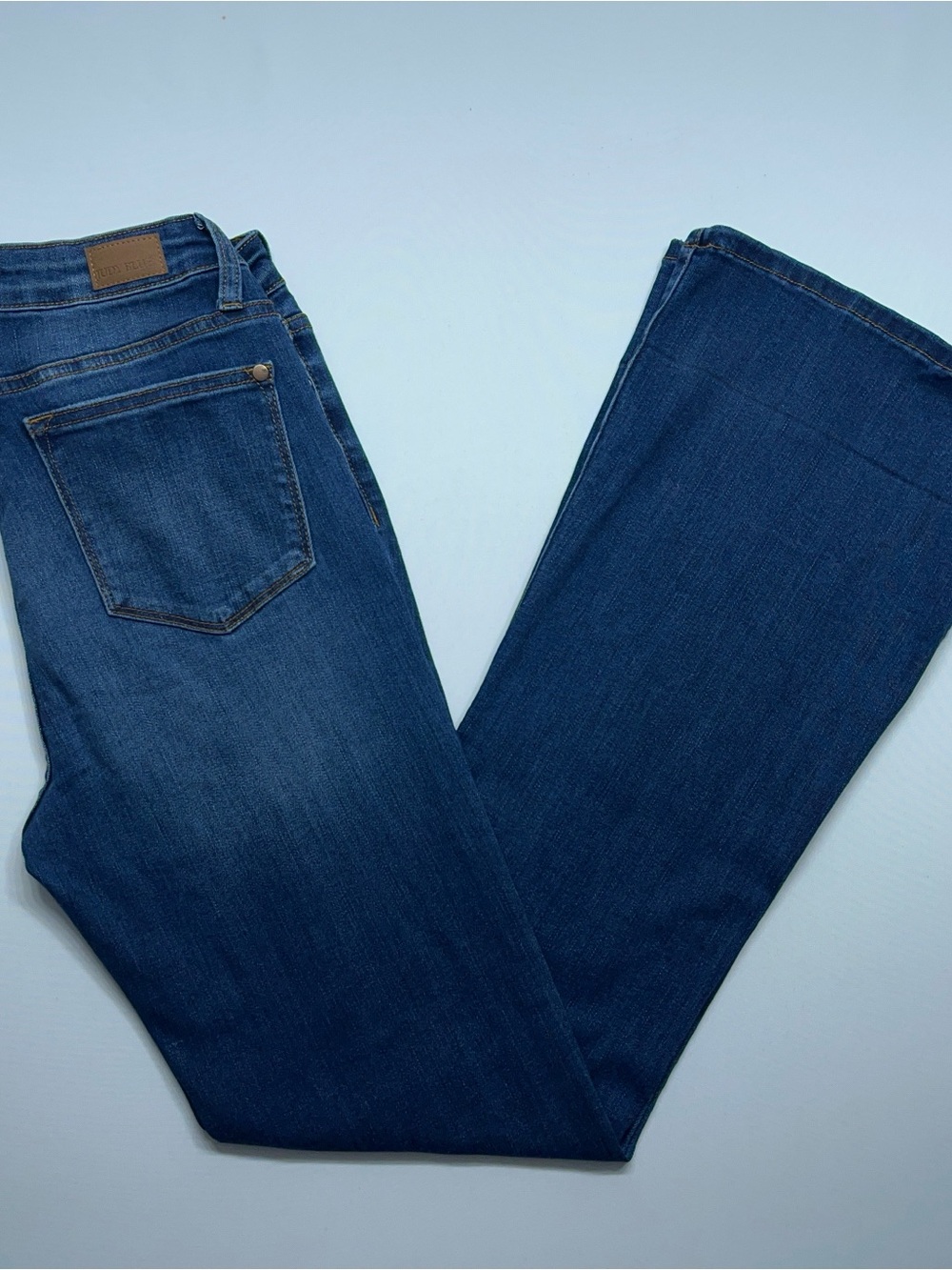Judy Blue Flare Fit Jeans Womens Size 7/28 Blue Denim 28x32